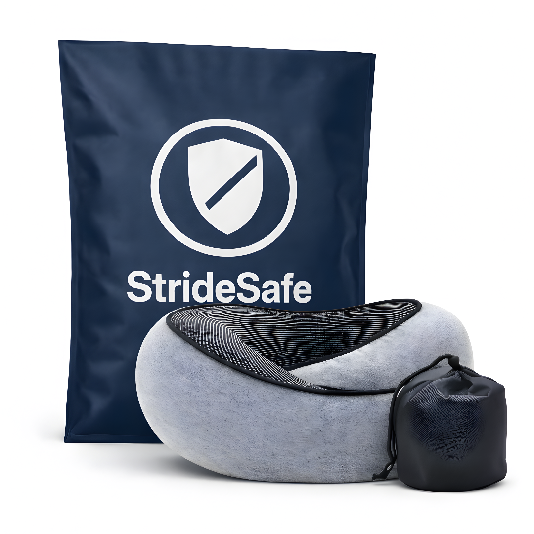 StrideSafe™ Nakkepude – Sov sikkert og behageligt!