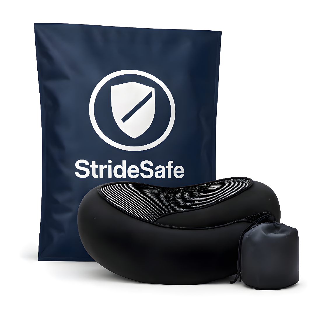 StrideSafe™ Nakkepude – Sov sikkert og behageligt!