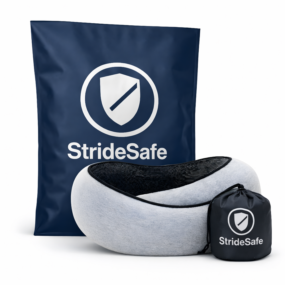 StrideSafe™ nakkepude – Sov trygt og behageligt!