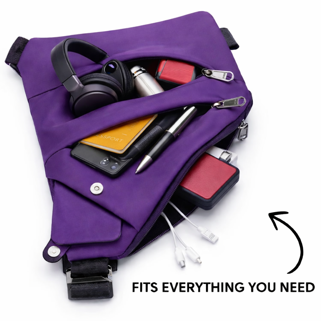 StrideSafe™ tyverisikker skuldertaske